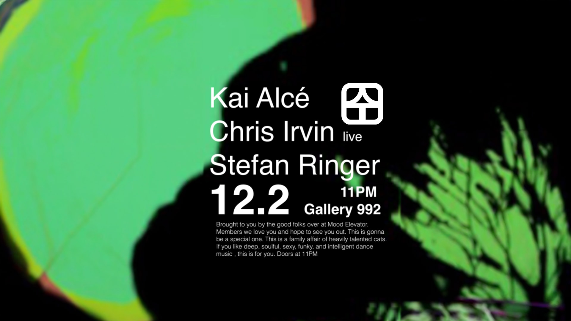 Mood Elevator: Kai Alcé , Stefan Ringer, Chris Irvin (Live) Cover