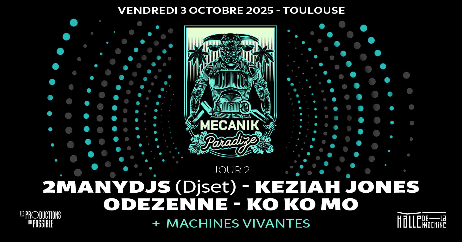 Keziah Jones + Odezenne +2manydjs + Ko Ko Mo...+ Machines ! Cover