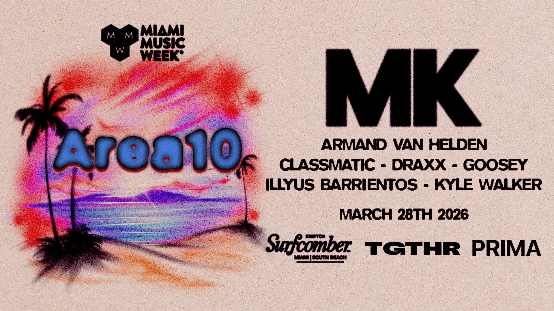 Mk Presents Area 10 Pool Party Cover