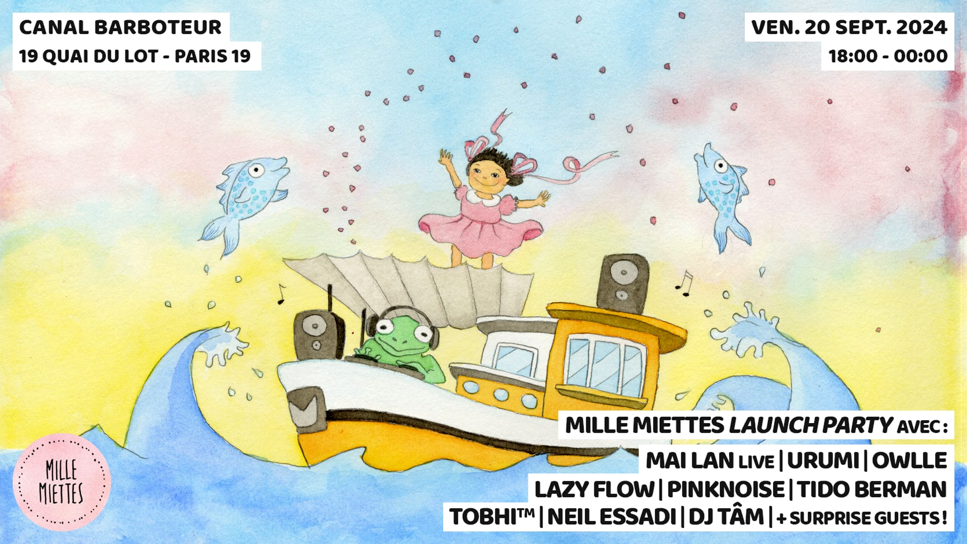 Mille Miettes Launch Party Au Barboteur Cover