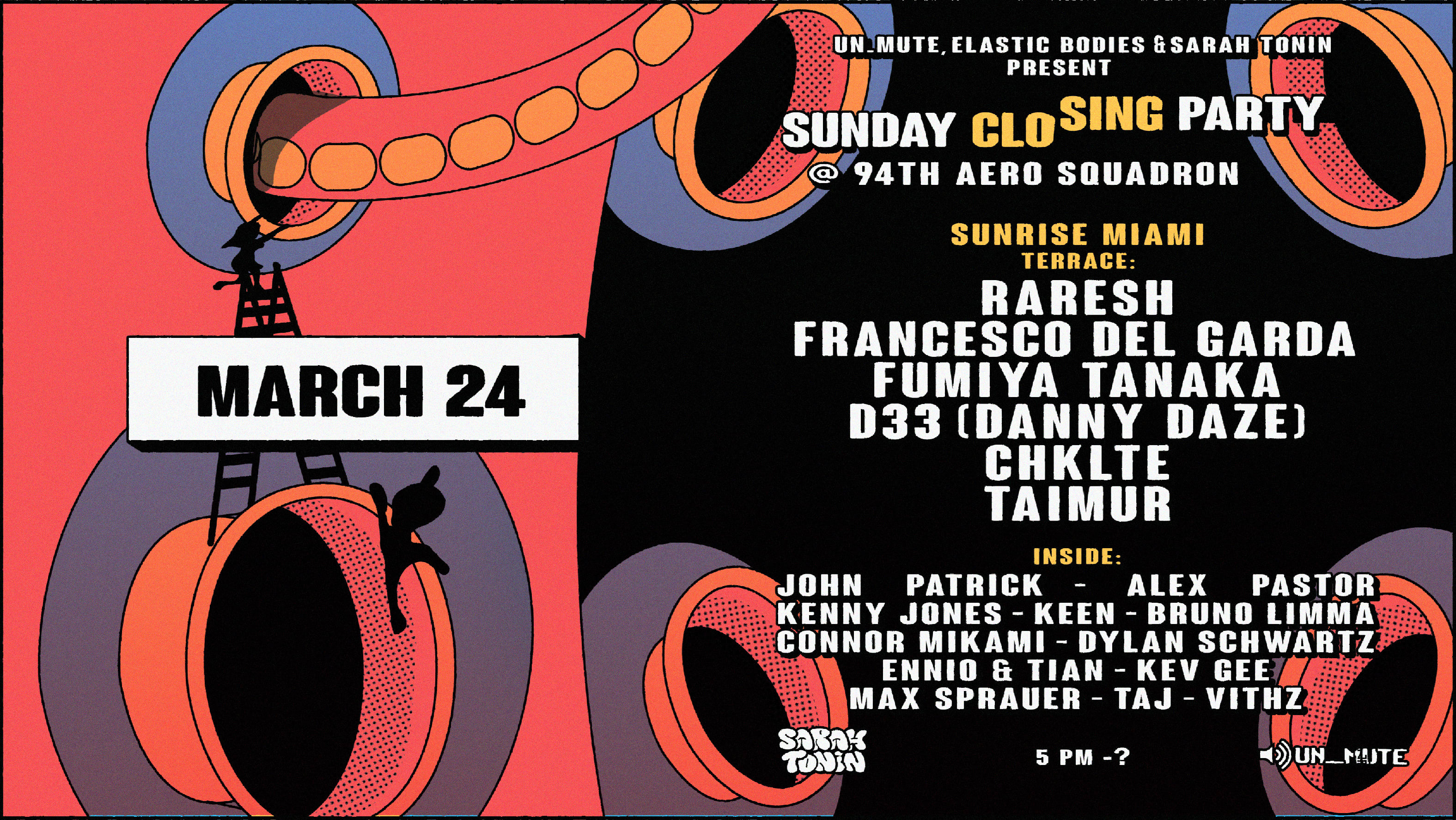 Sunrise Miami - Mmw Closing Party -  94th Aero Squadron Cover
