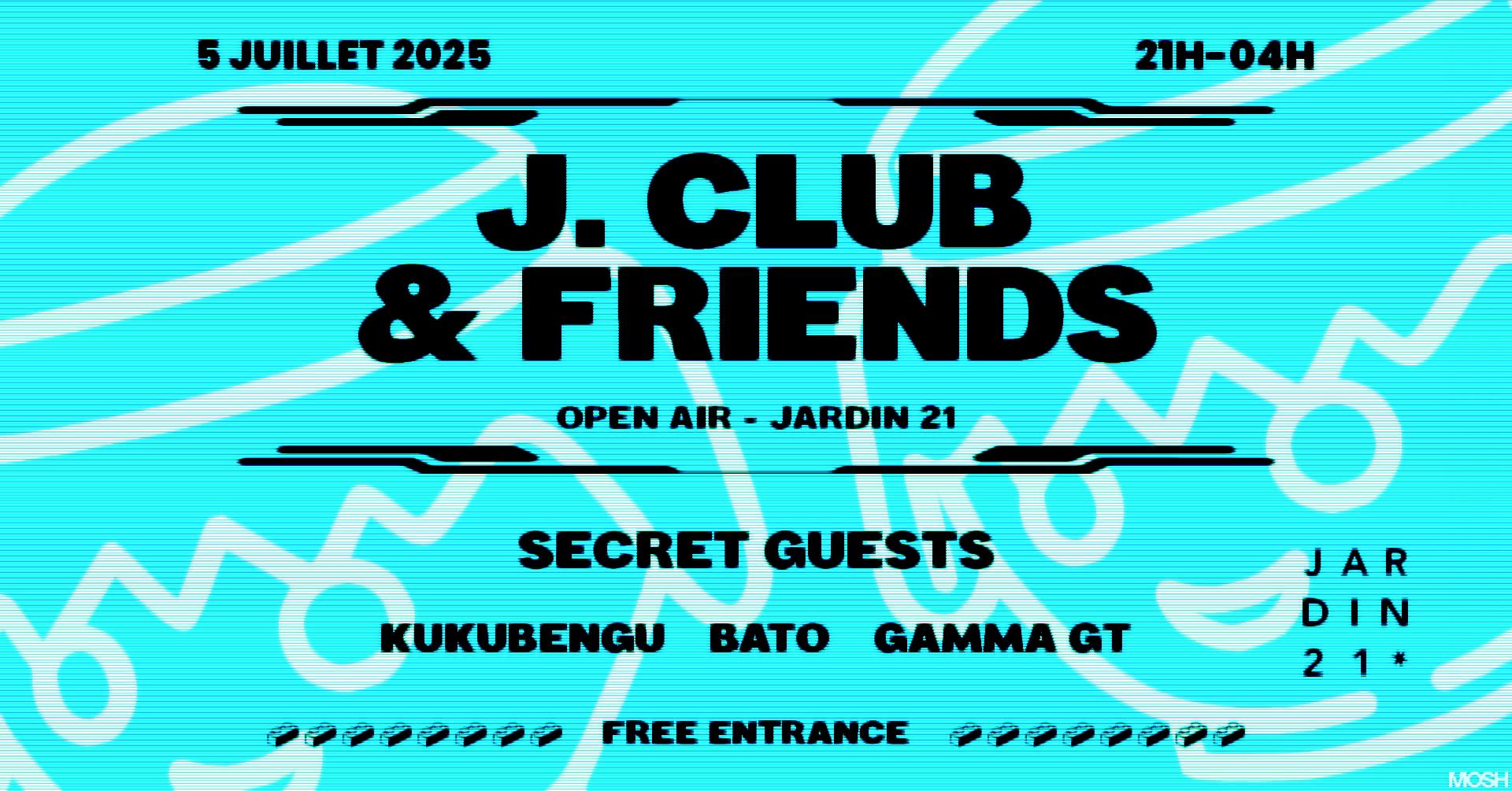J Club & Friends X Jardin21 - Open Air Cover