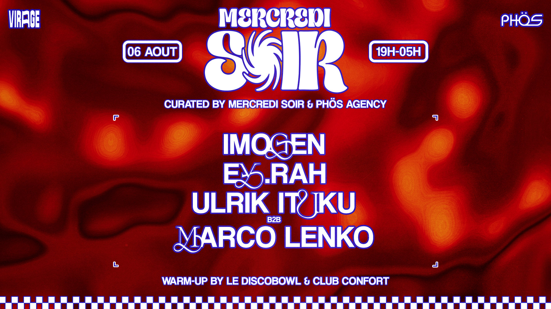 Mercredi Soir X Phös : Imogen, Ey.Rah, Ulrik Ituku & More Cover