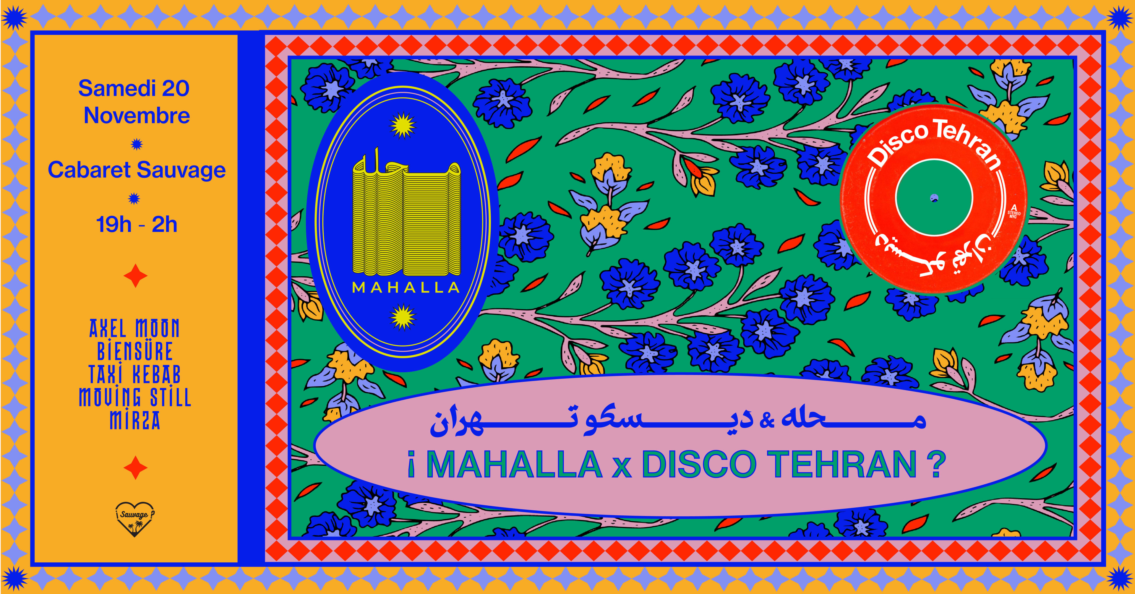 ¡Sauvage: Mahalla X Disco Tehran? Cover