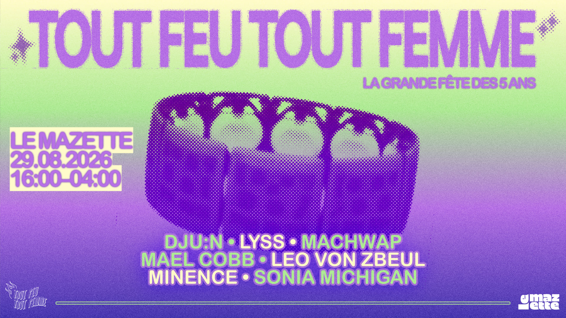 Tout Feu Tout Femme : La Grande Fête Des 5 Ans Cover