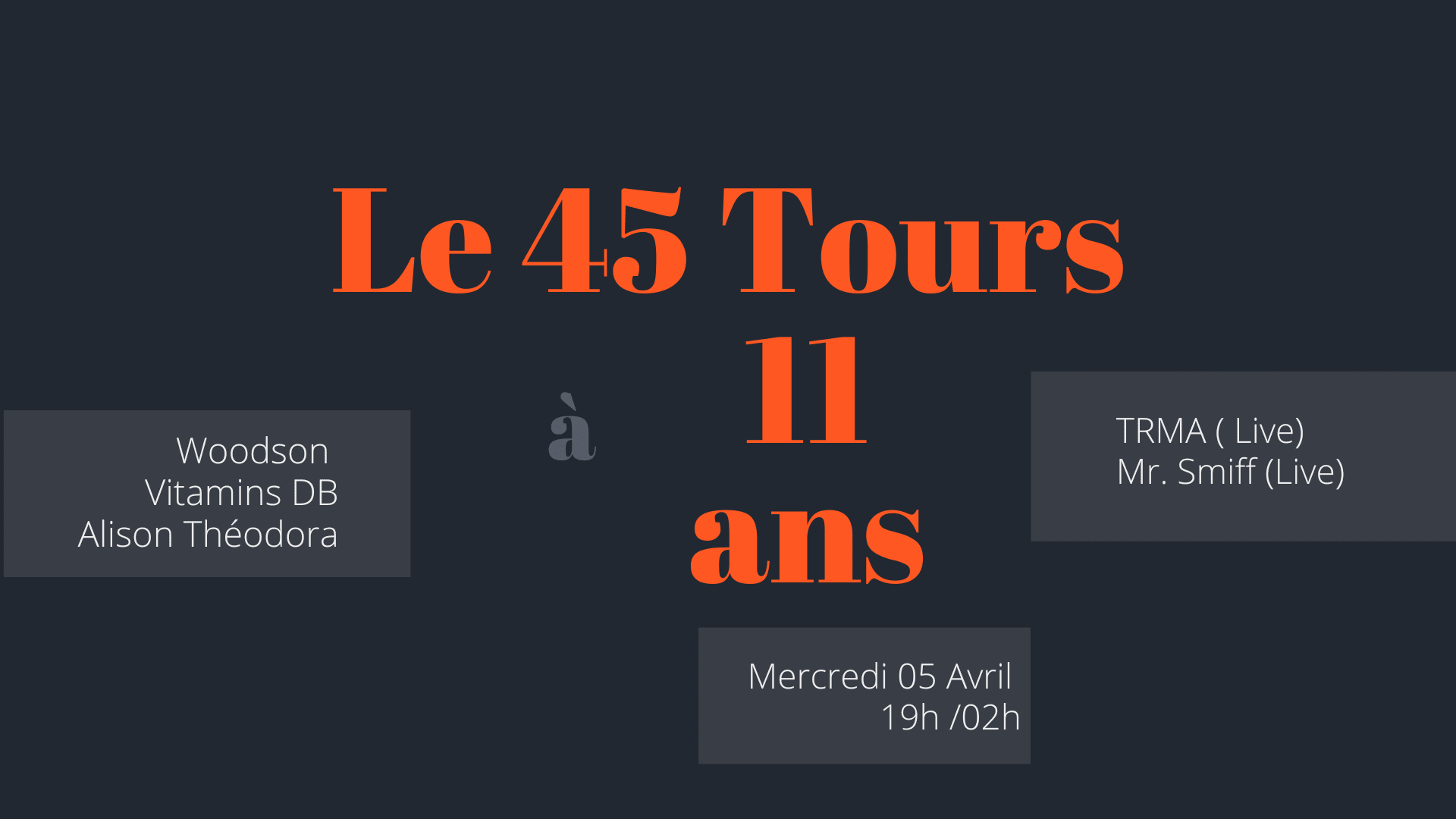 45 Tours' Birthday! Cover