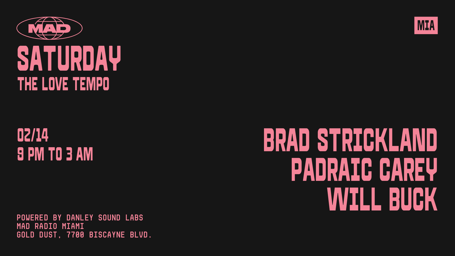 The Love Tempo: Brad Strickland, Padraic Carey, Will Buck Cover