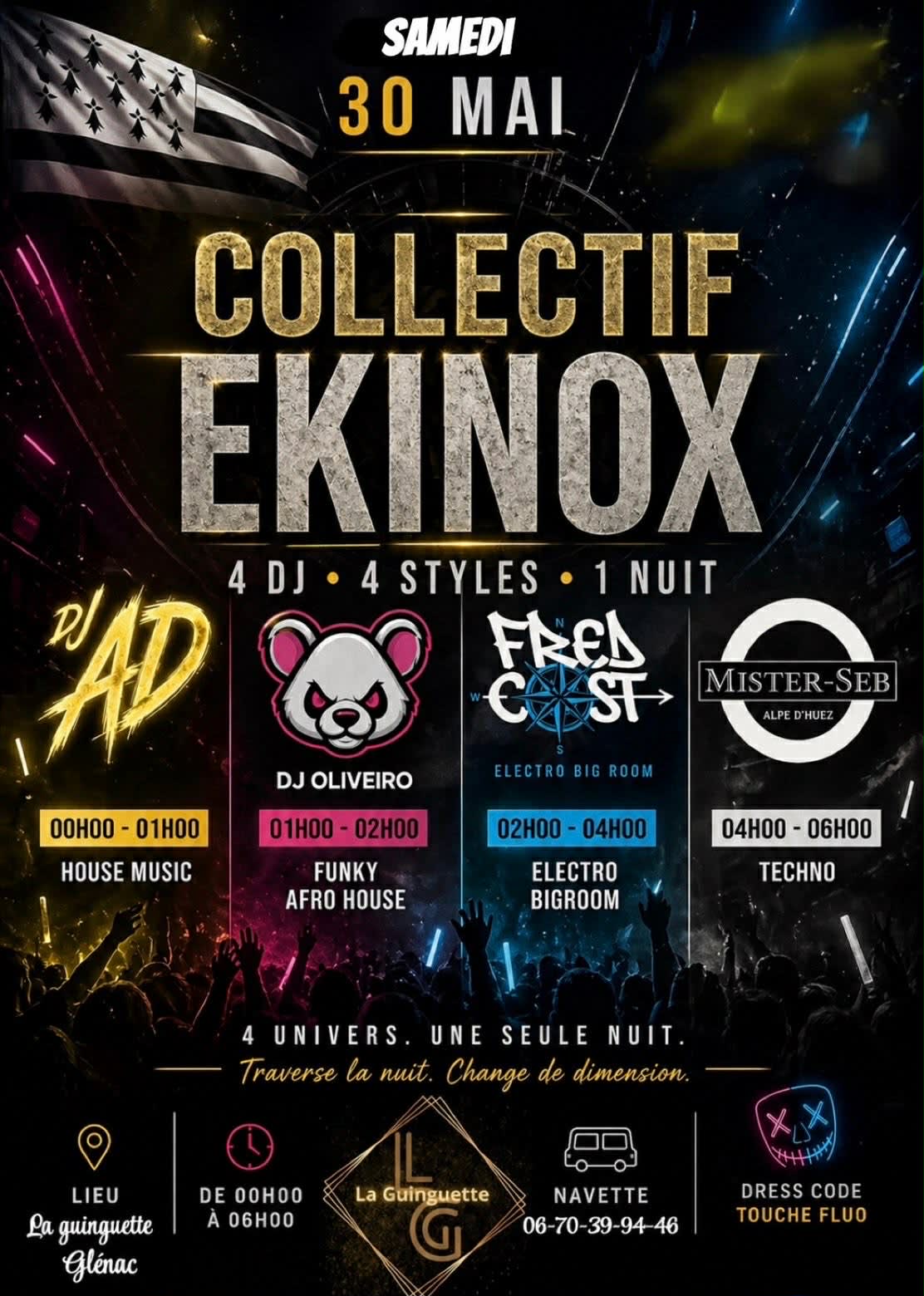 Discotheque La Guinguette  / Collectif Ekinox Cover
