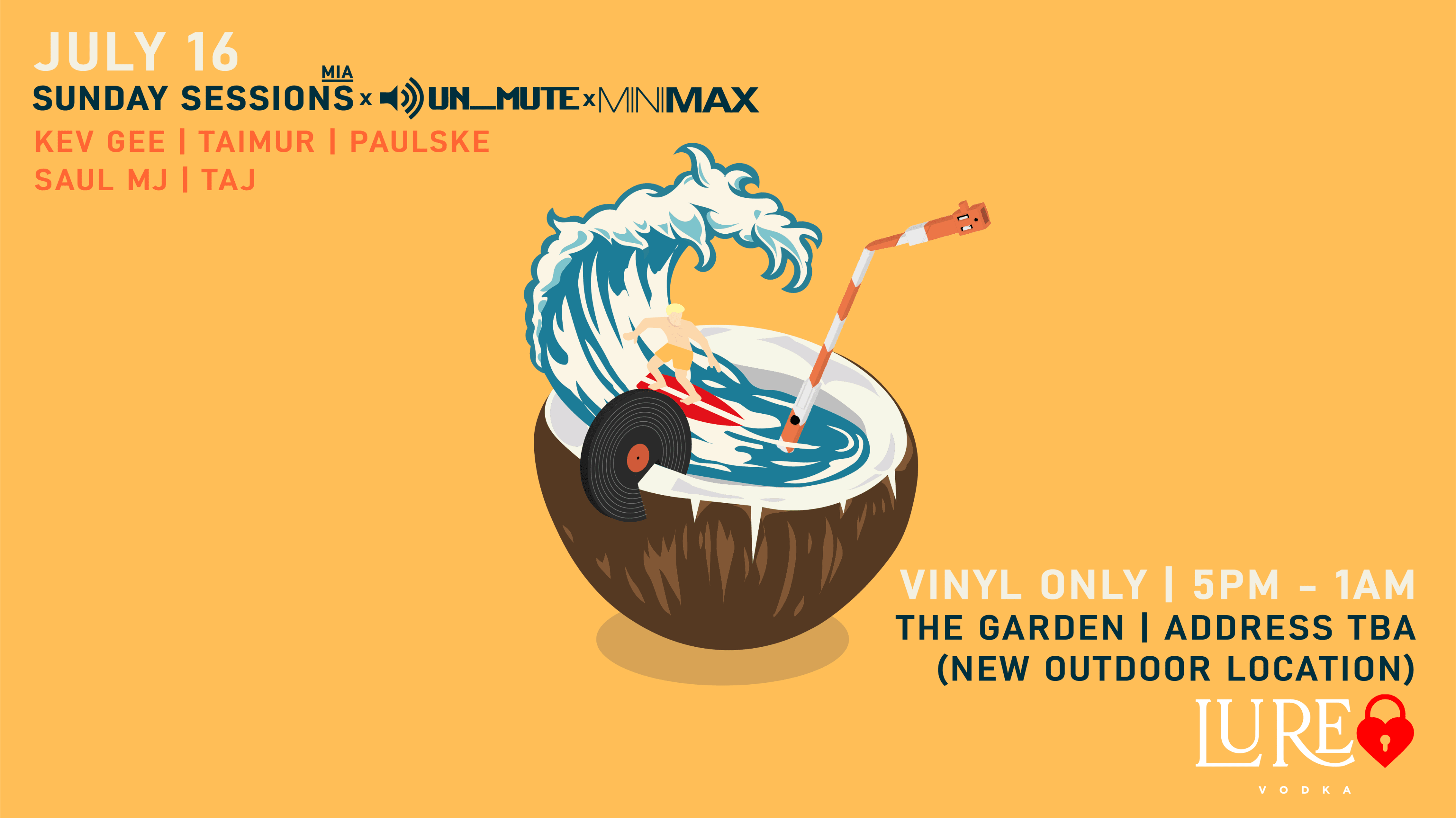 Sunday Sessions Miami (Vinyl Only) X Un_Mute X Minimax Cover