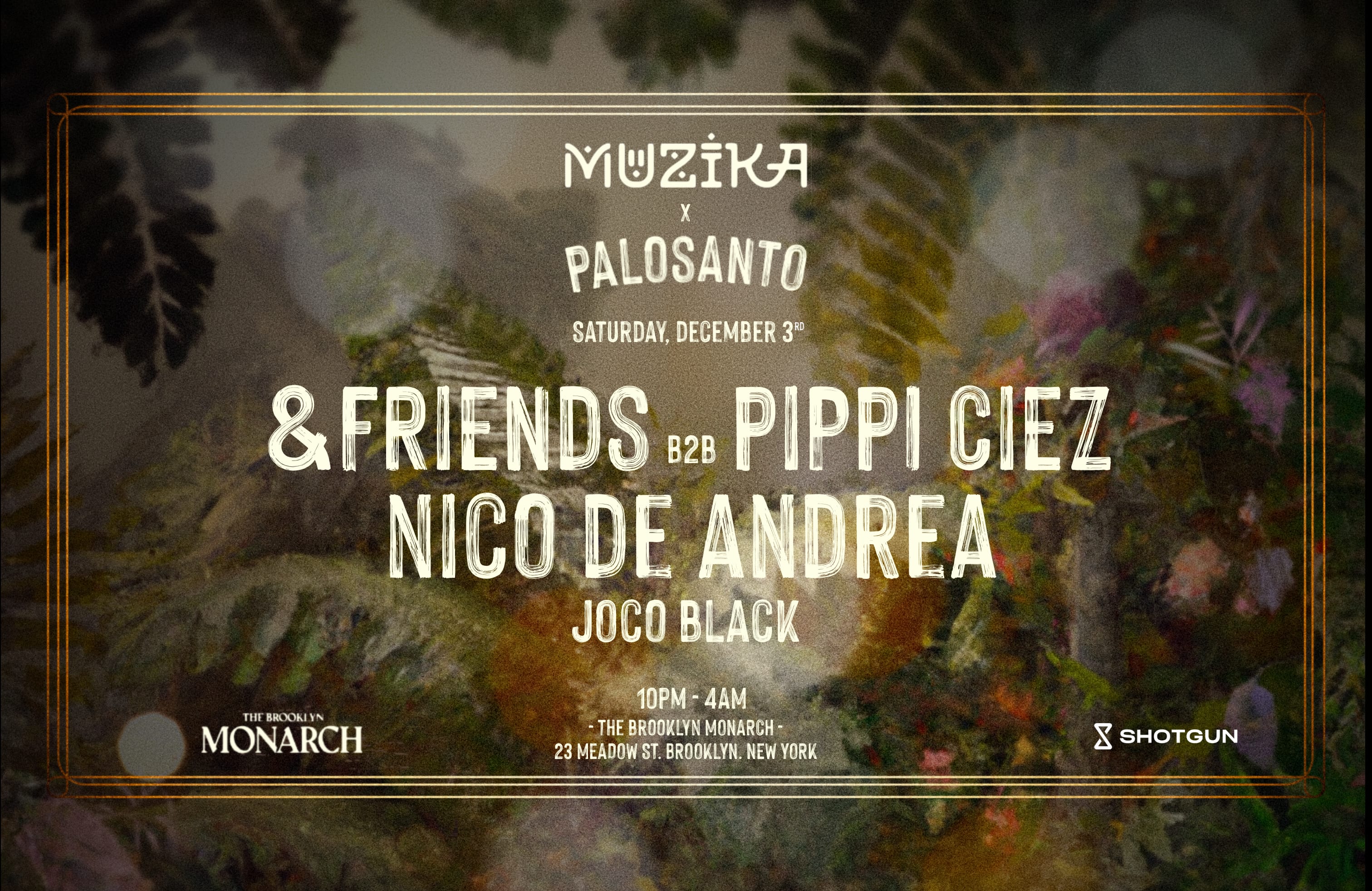 Palosanto X Muzika : &Friends,Pippi Ciez,Nico De Andrea,Joco Cover