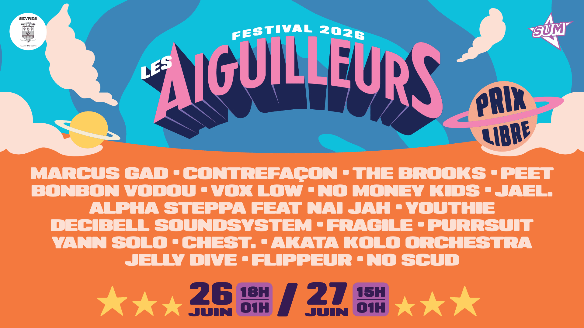 Festival Les Aiguilleurs 2026 ! Cover