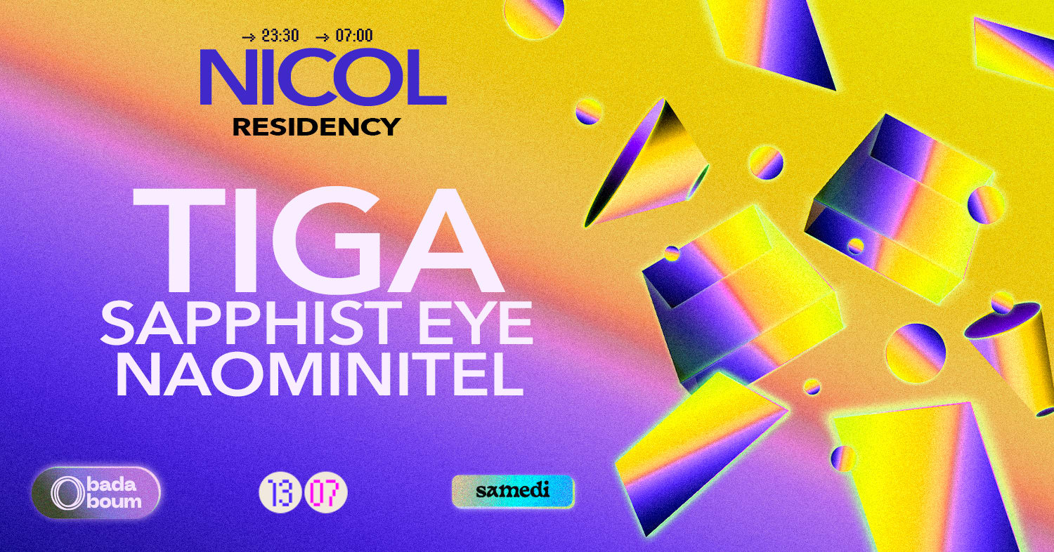 Club — Nicol Residency W/ Tiga, Sapphist Eye, Naominitel Cover