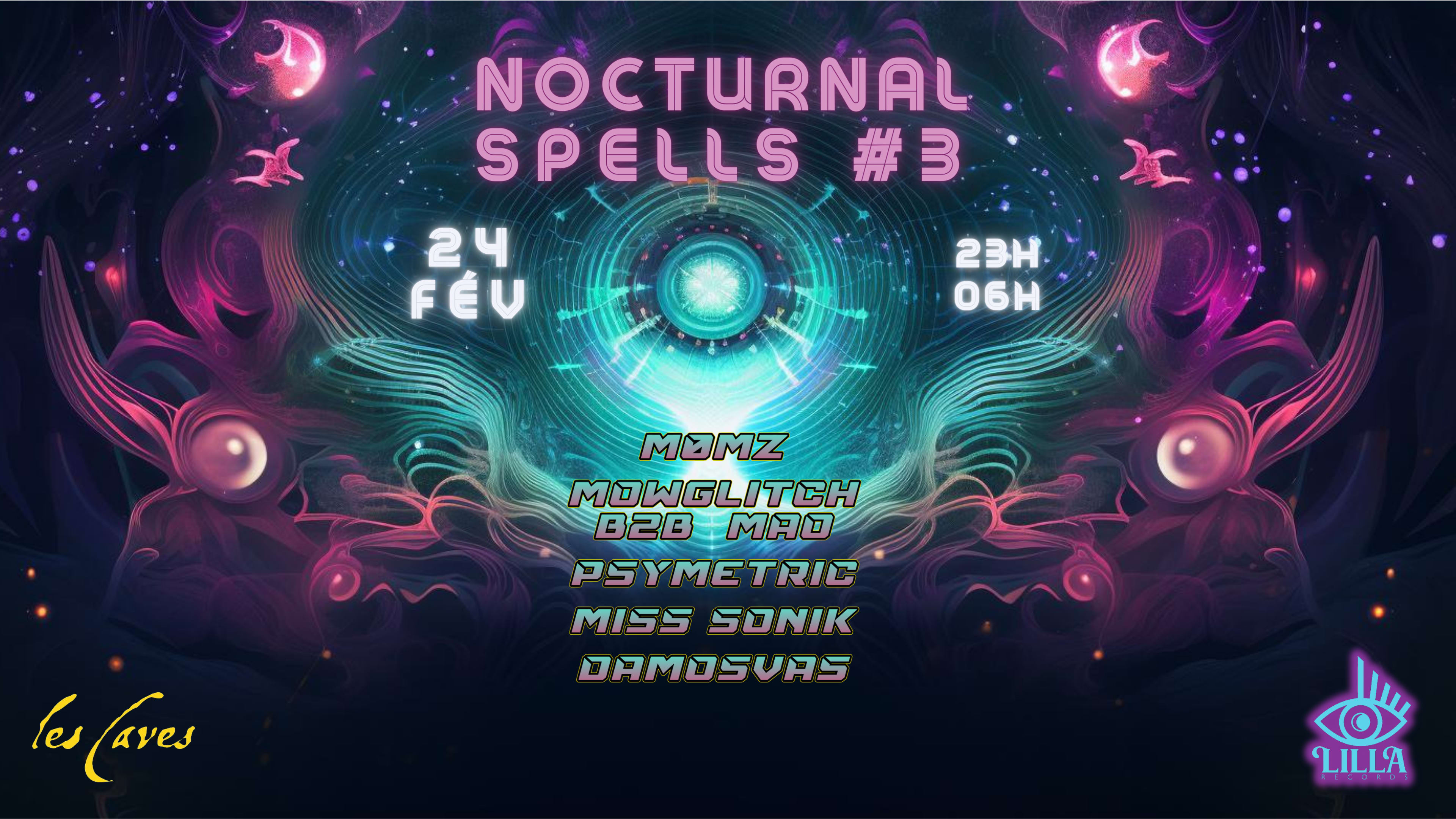 Nocturnal Spells #3 @Caves Saint-Sabin [Paris] - 24.02.2024 Cover