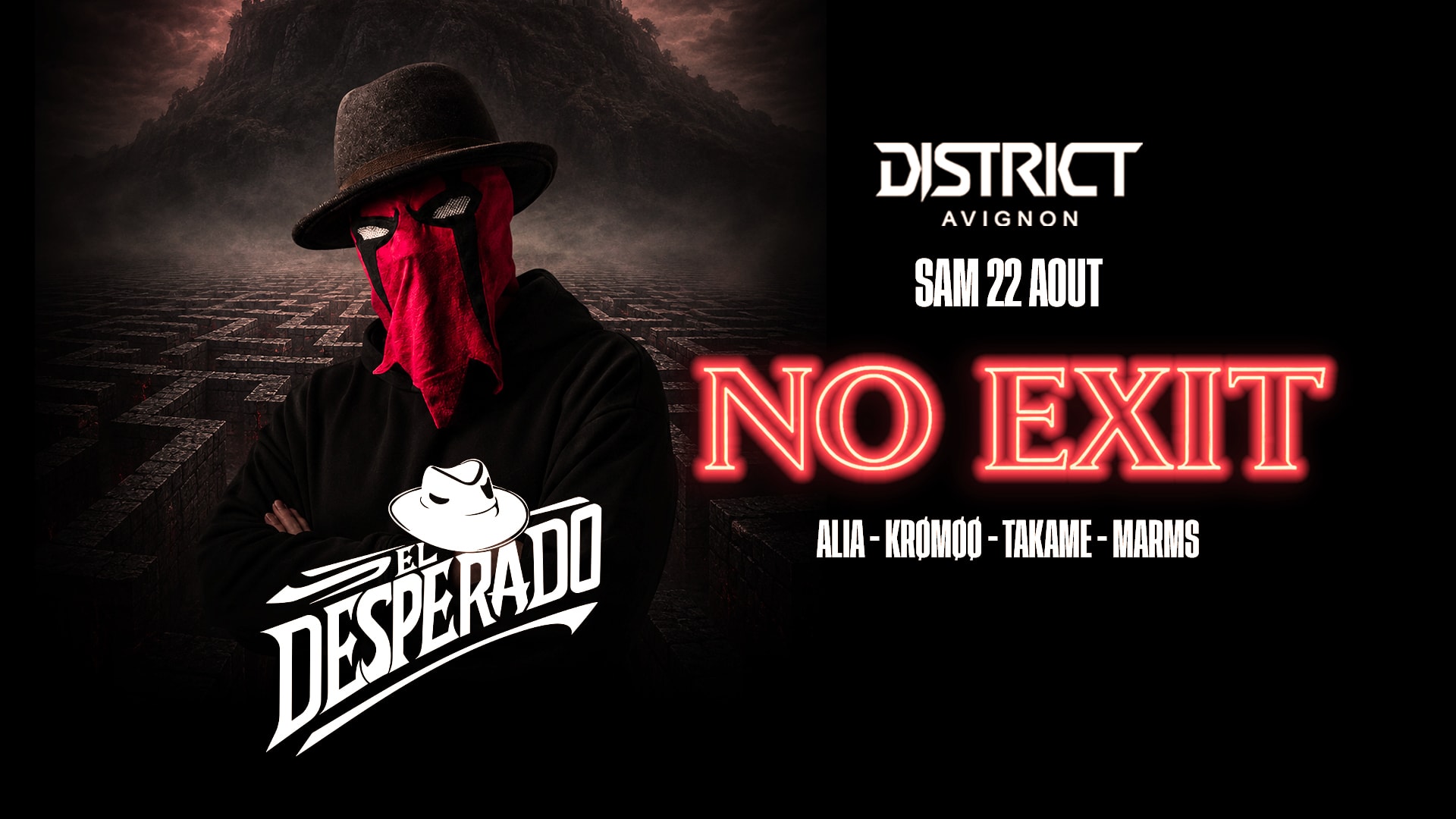 No Exit  : (No Bpm Limit)  Spécial Guest "El Desperado" Cover