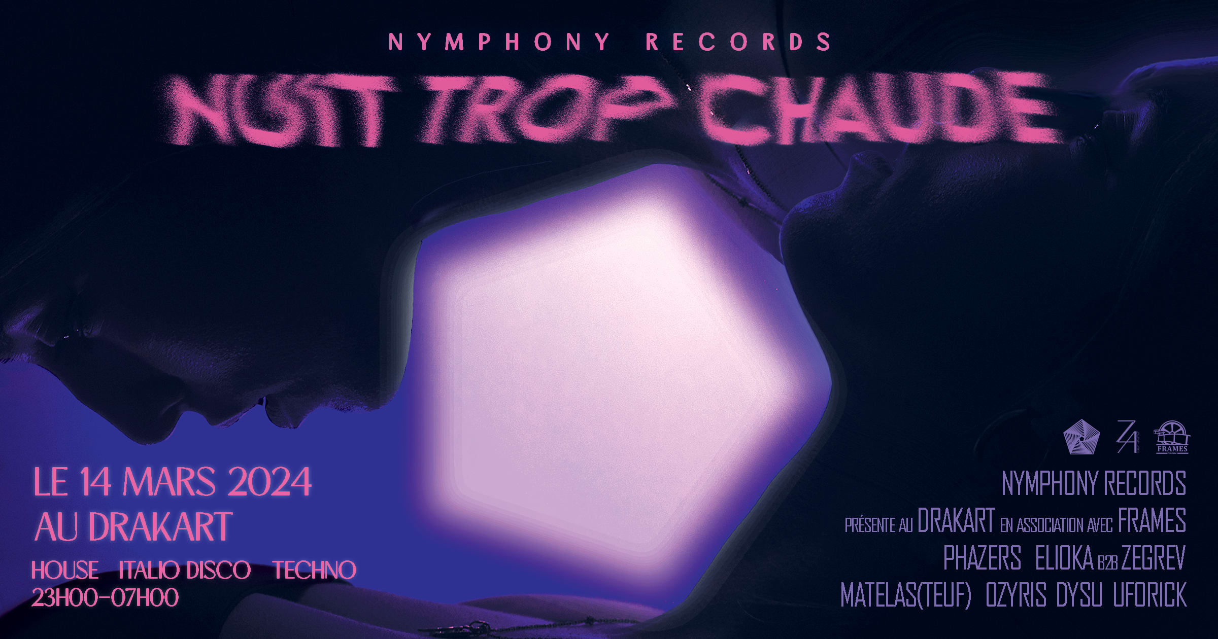 Nymphony Records : Nuit Trop Chaude Cover