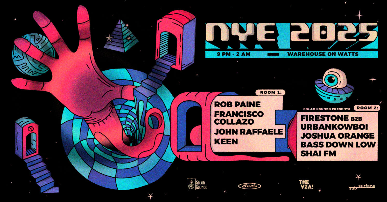 Nye 2025 Pres. By Goodie X Subsurface X Vza X Solar Sounds Cover
