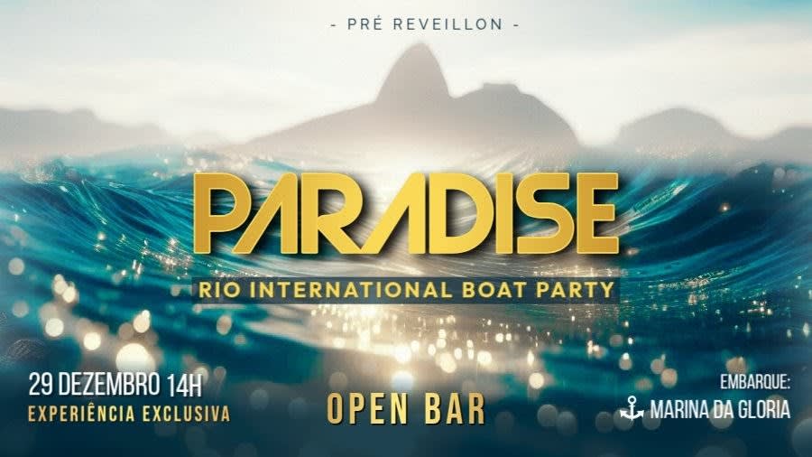 Paradise Rio International Boat Party Cover