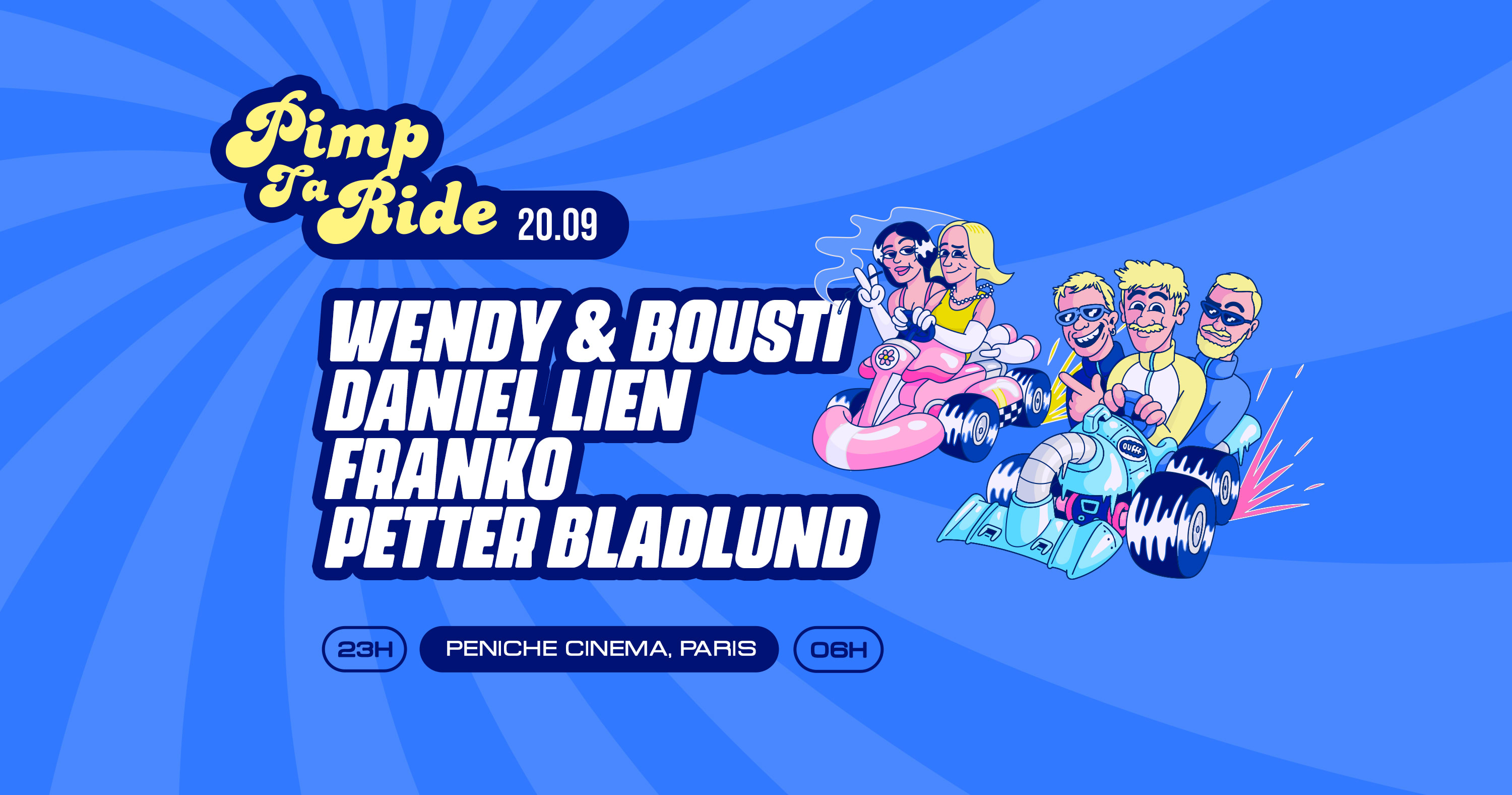 Pimp Ta Ride • Wendy & Bousti, Oufff Crew Cover
