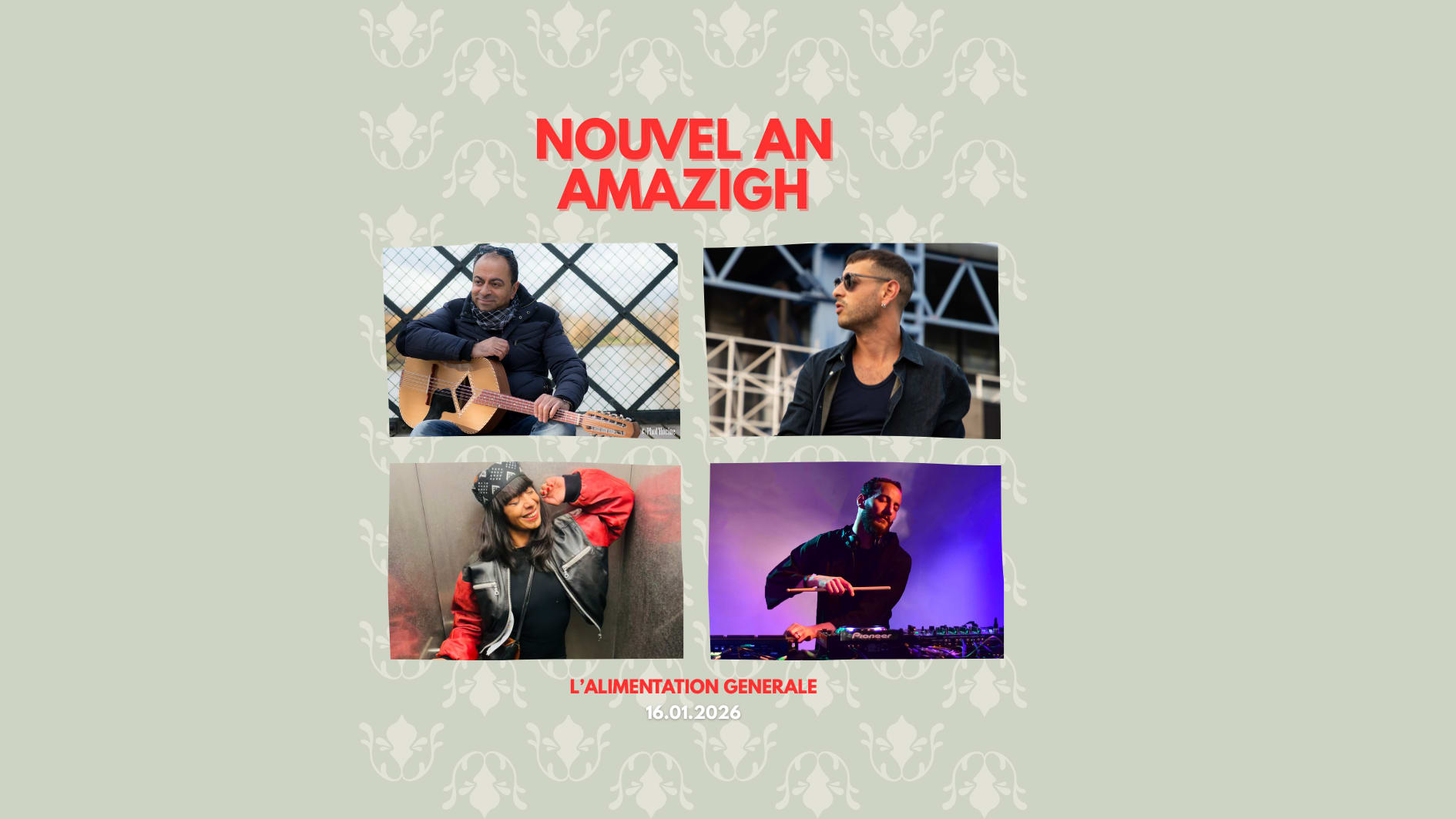 Nouvel An Amazigh Avec Azwaw Oussadi, Yane, Aida Cover