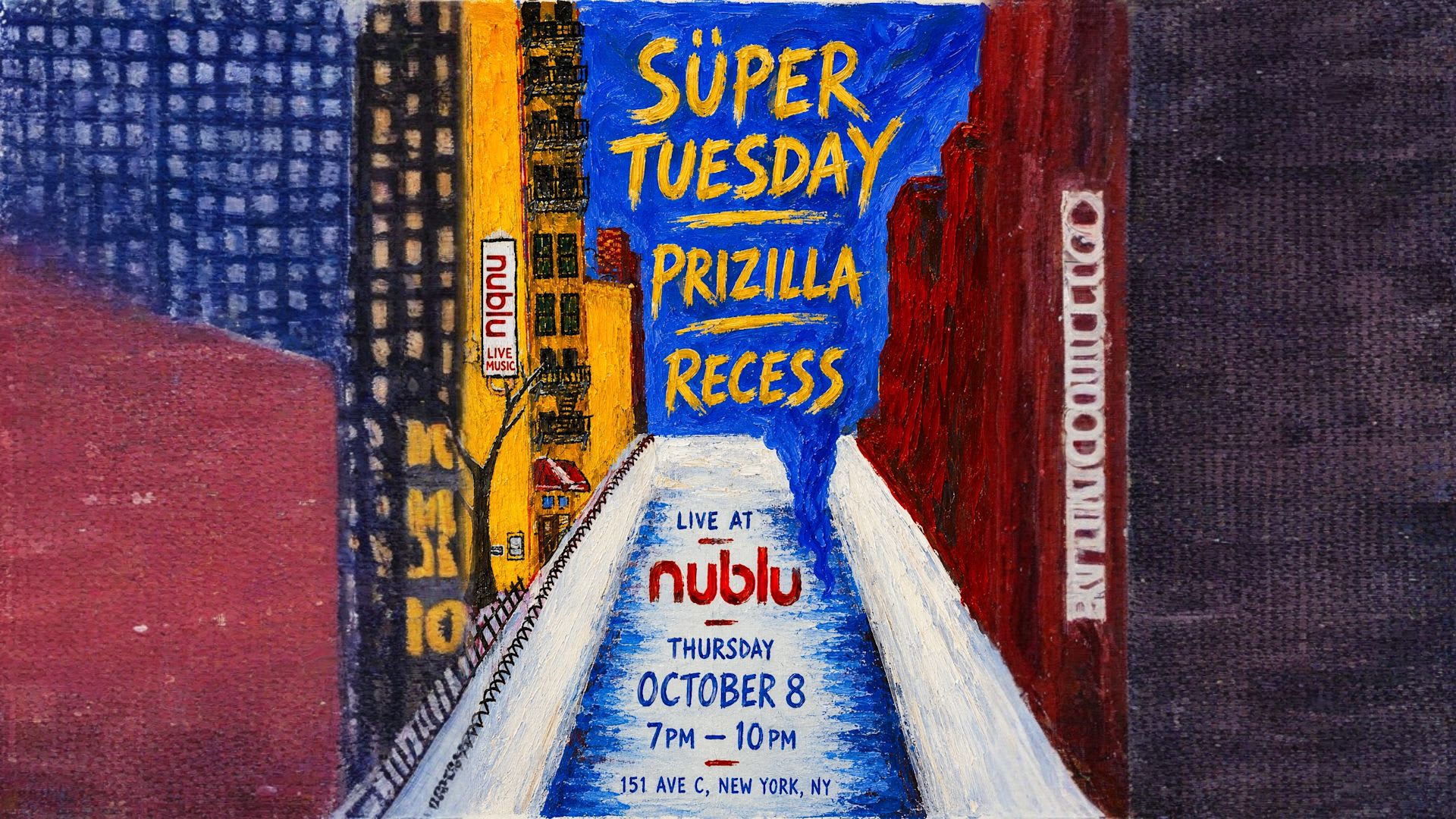 Süper Tuesday, Prizilla, Recess Cover
