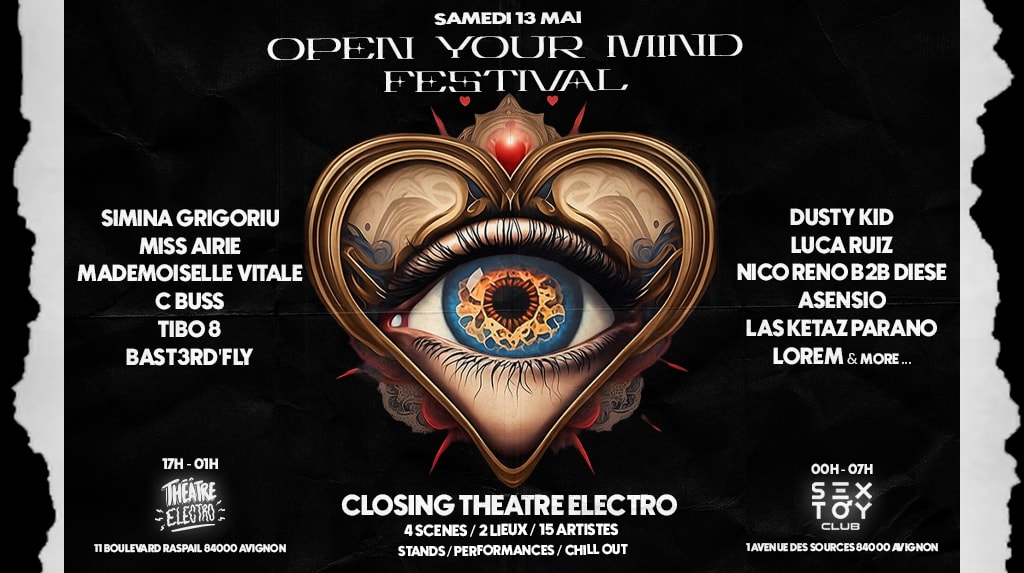 Open Your Mind Festival W/ Simina Grigoriu, Dusty Kid & More Cover