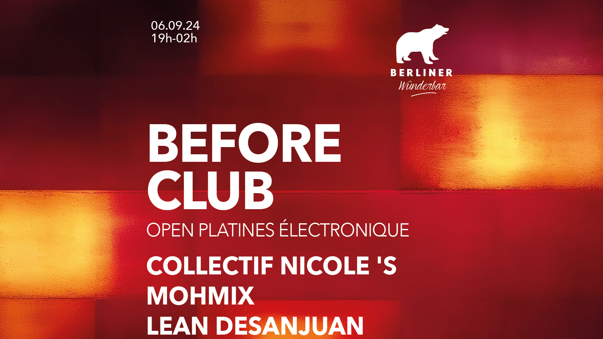 Before Club : Collectif Nicole 's, Mohmix, Lean Desanjuan Cover