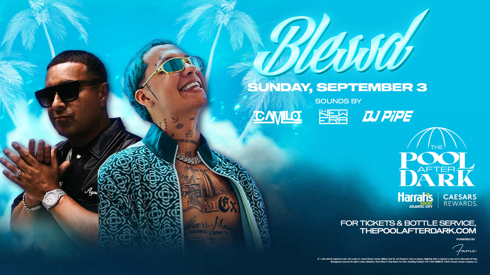 Labor Day Pool Party With Blessd & Camilo Performing Live Cover
