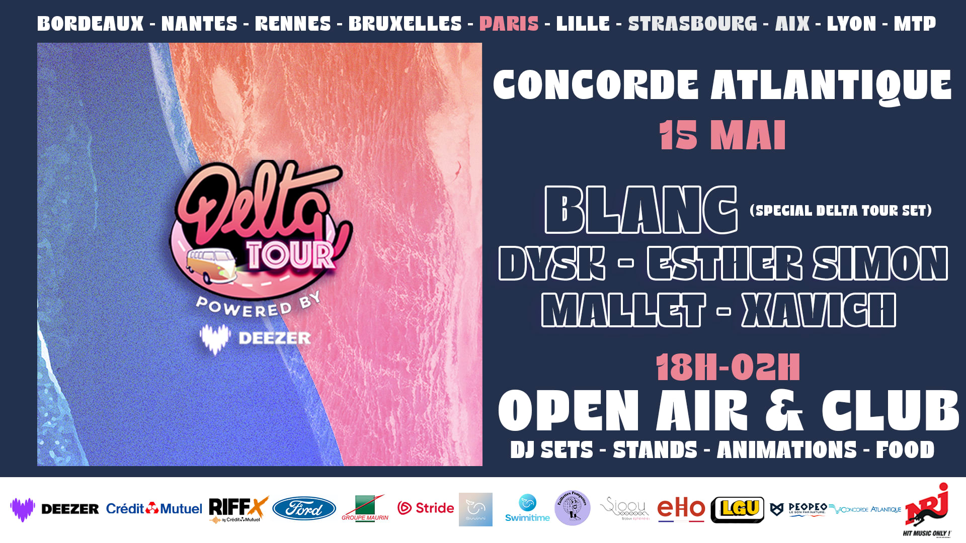 Open Air : Delta Tour X Concorde Atlantique - Paris Cover