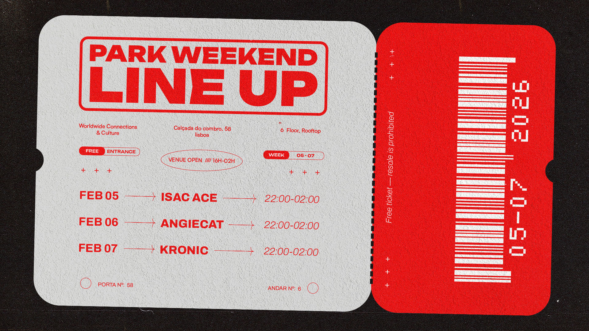 Park Weekend: 05-07 February Cover