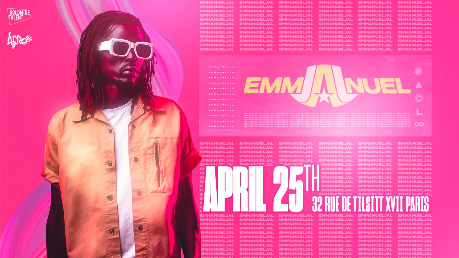 Emmanuel Jal - Hustla Tour Paris Cover
