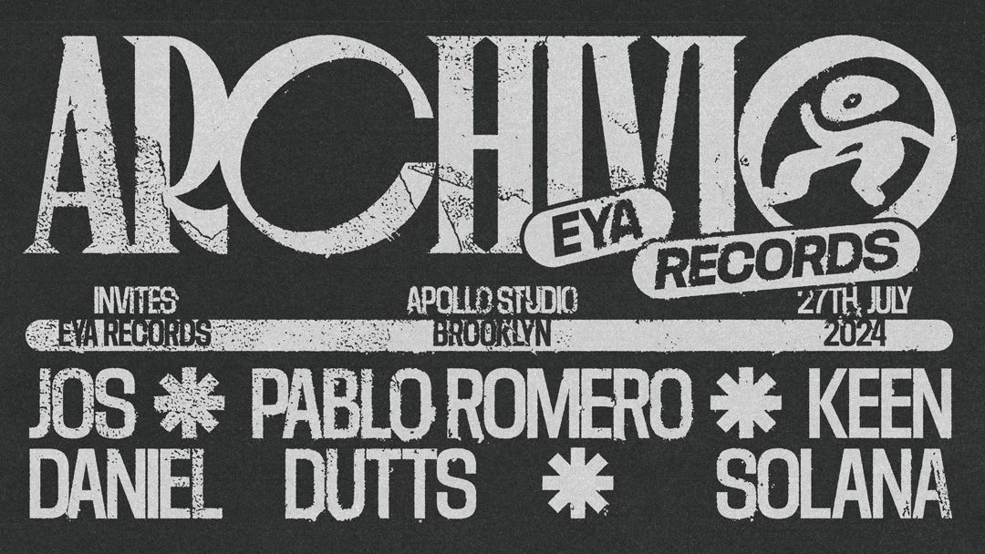 Archivio Invites Eya Records Cover