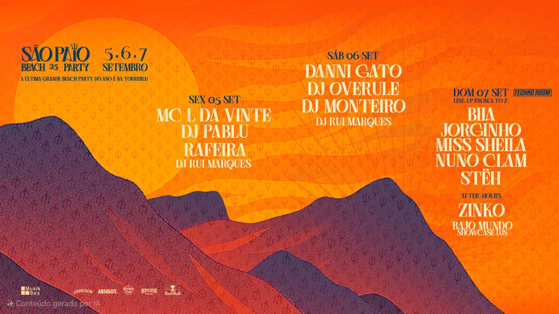 São Paio Beach Party 2025 Cover