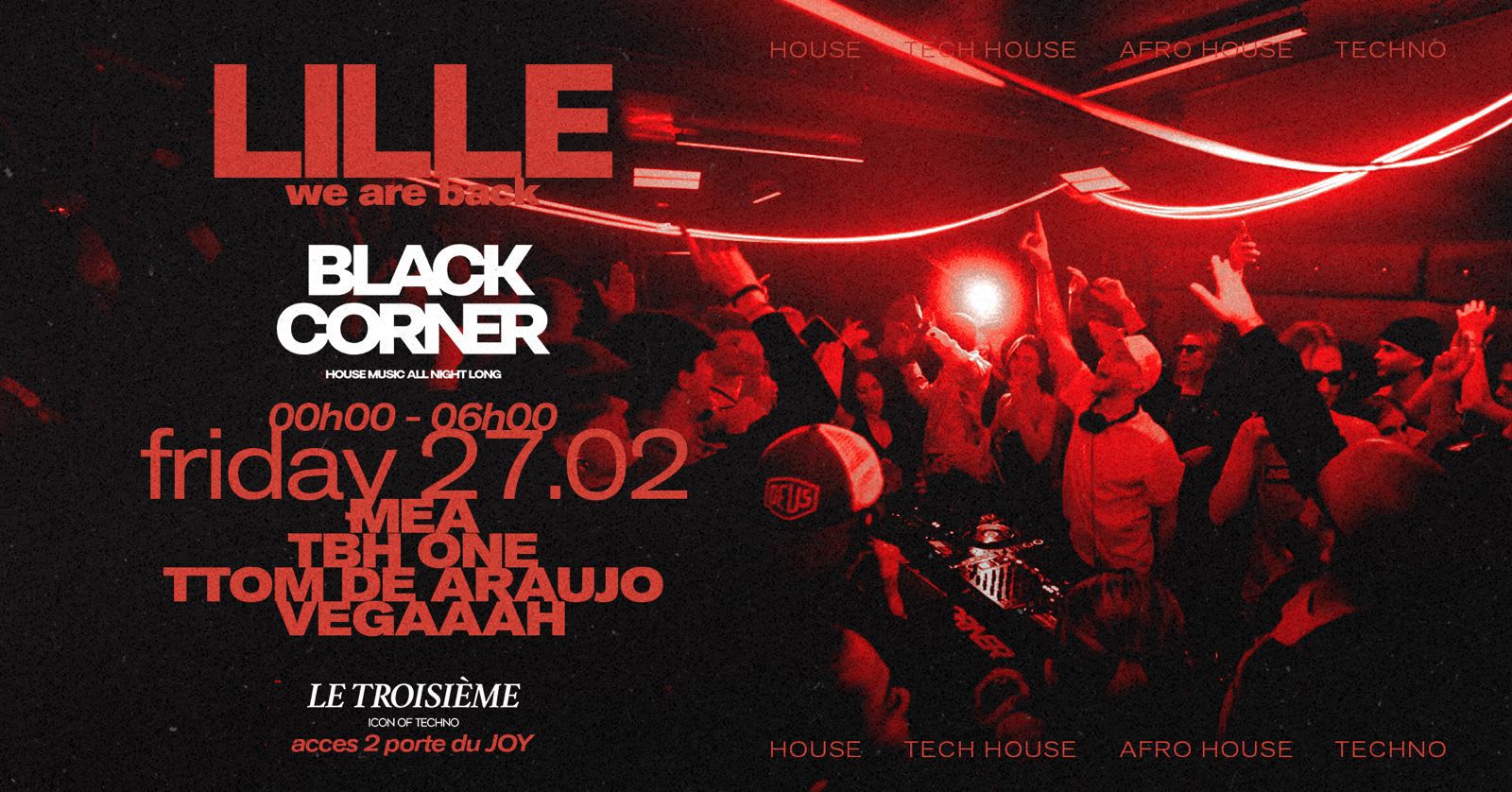 Le Troisième X Black Corner Cover