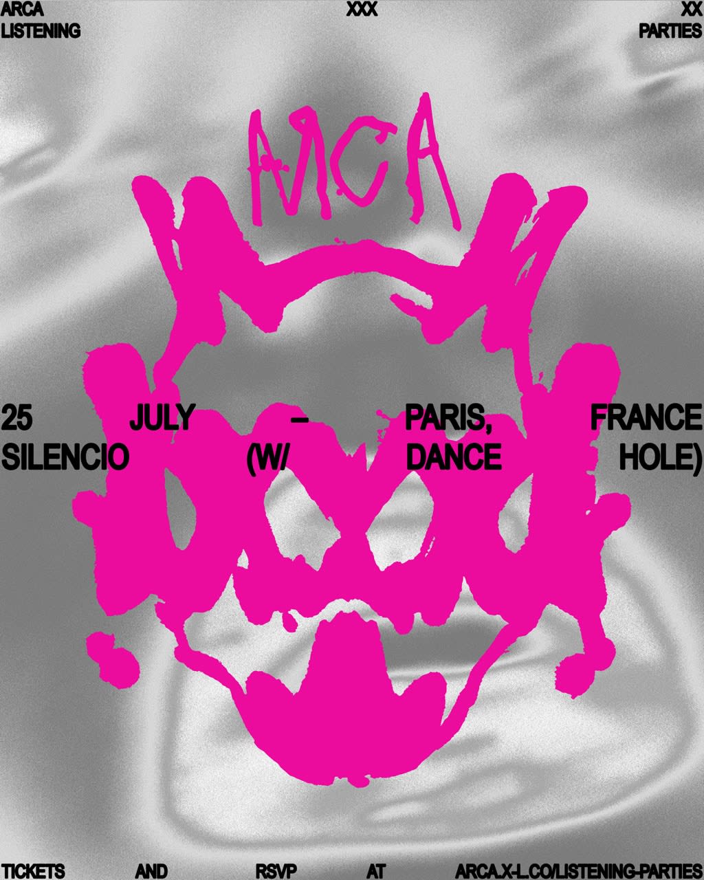 Arca Listening Party Cover