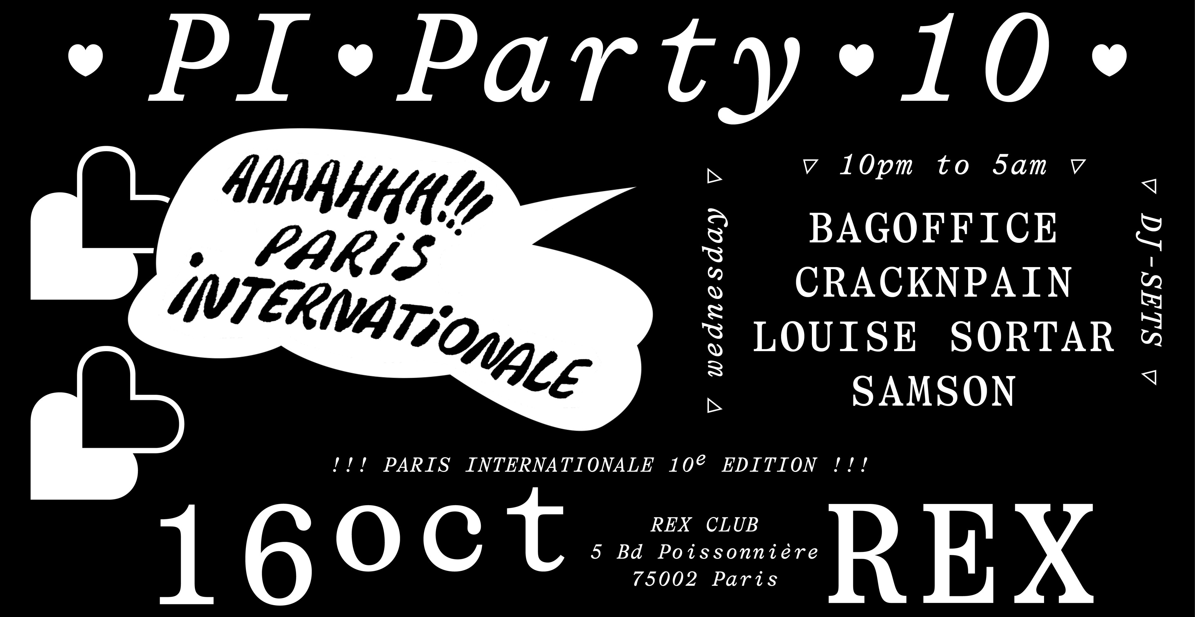 Paris Internationale Xth Birthday Cover