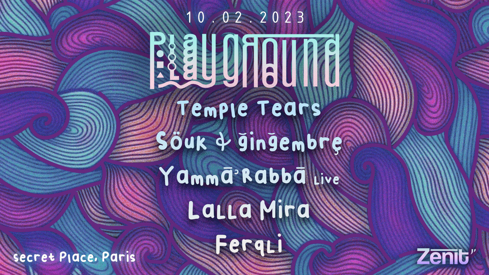 Playground: Temple Tears, Söuk, Gingembre, Yamma Rabba,&... Cover