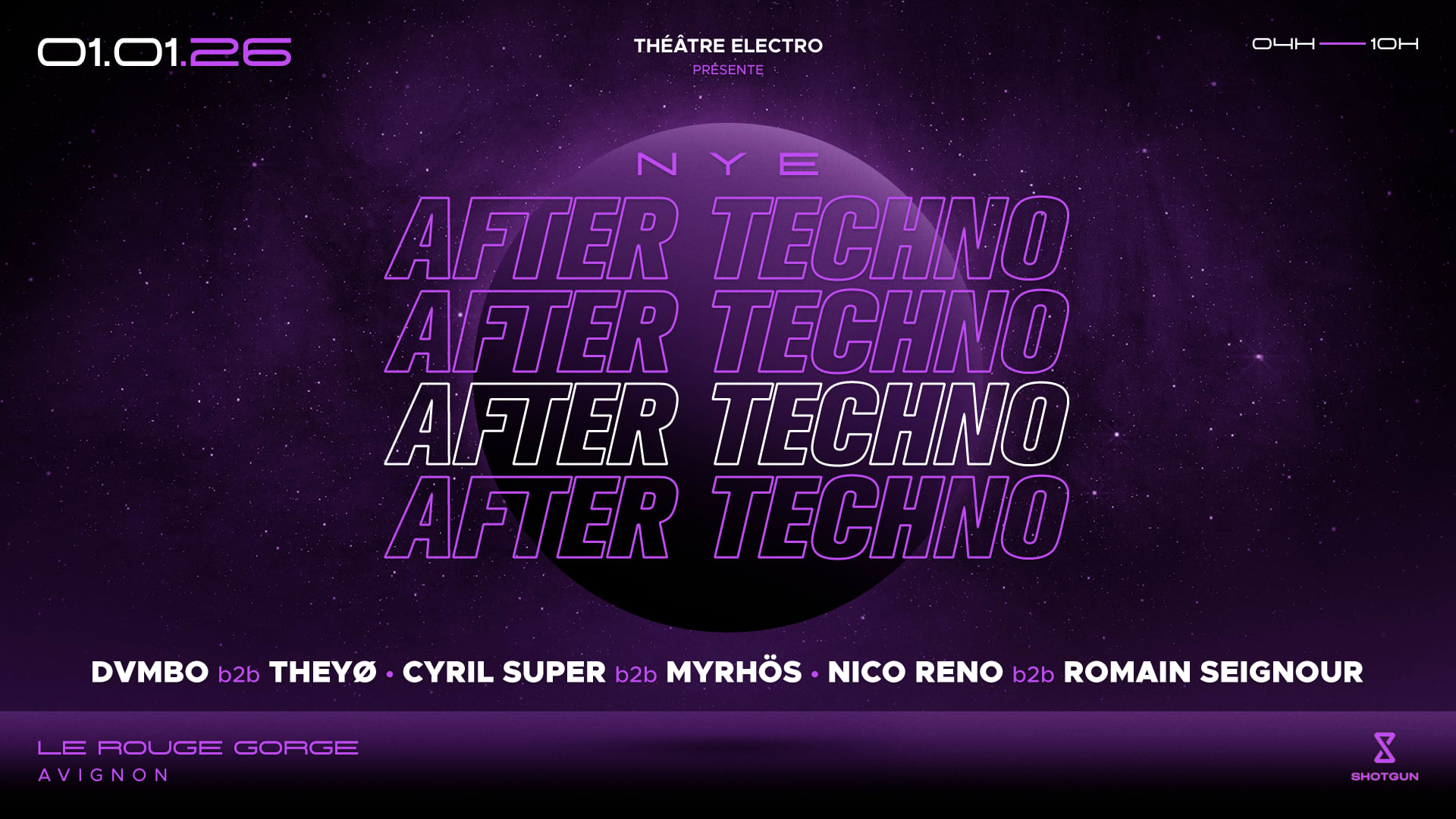 After Nouvel An - Théâtre Électro Cover