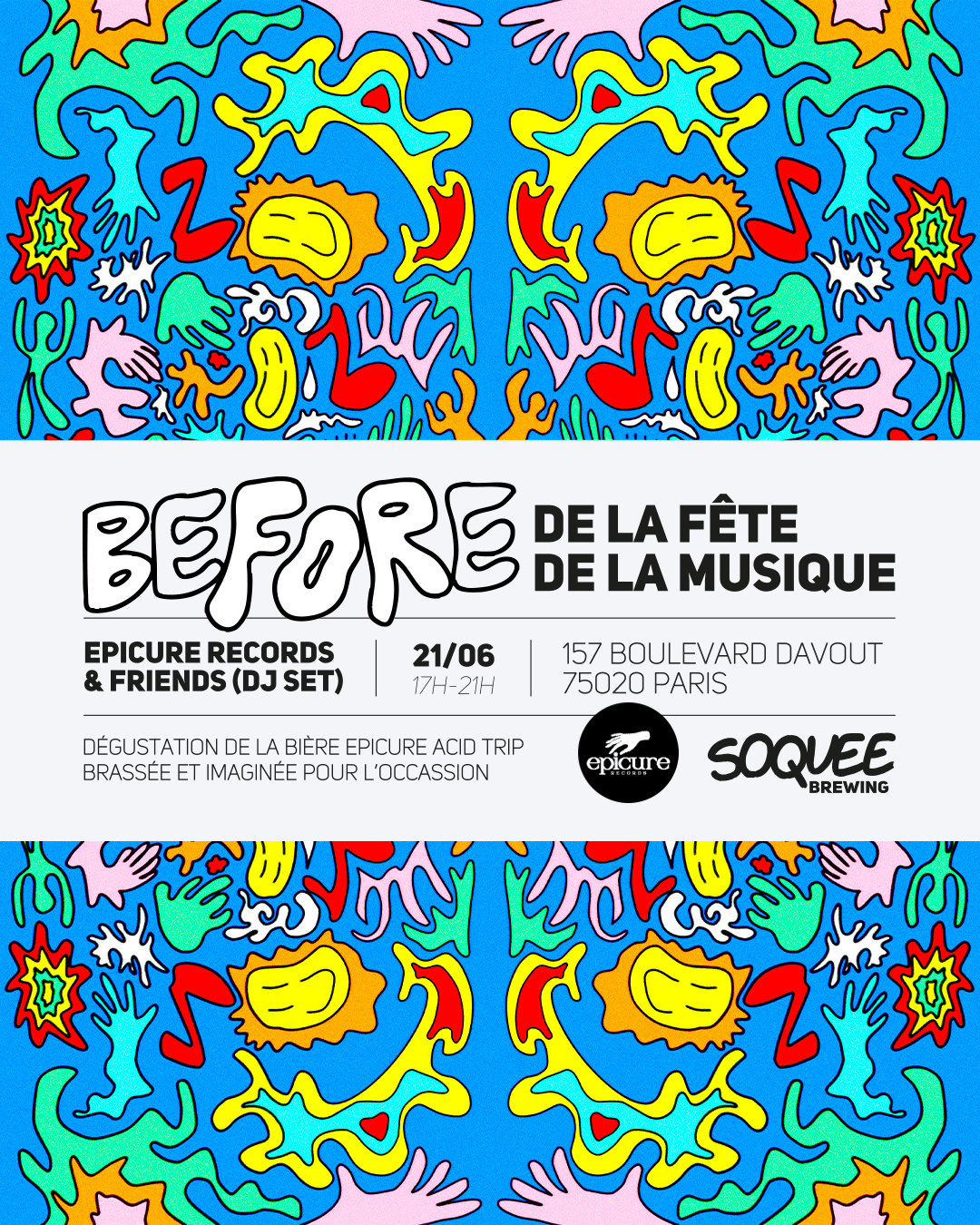 Epicure Records X Soquee Brewing - Fête De La Musique Cover