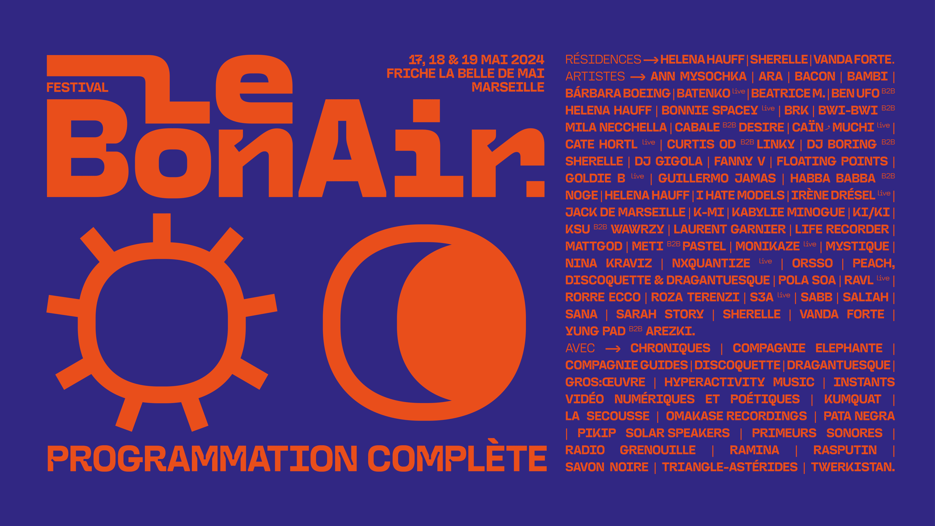Festival Le Bon Air 2024 Cover