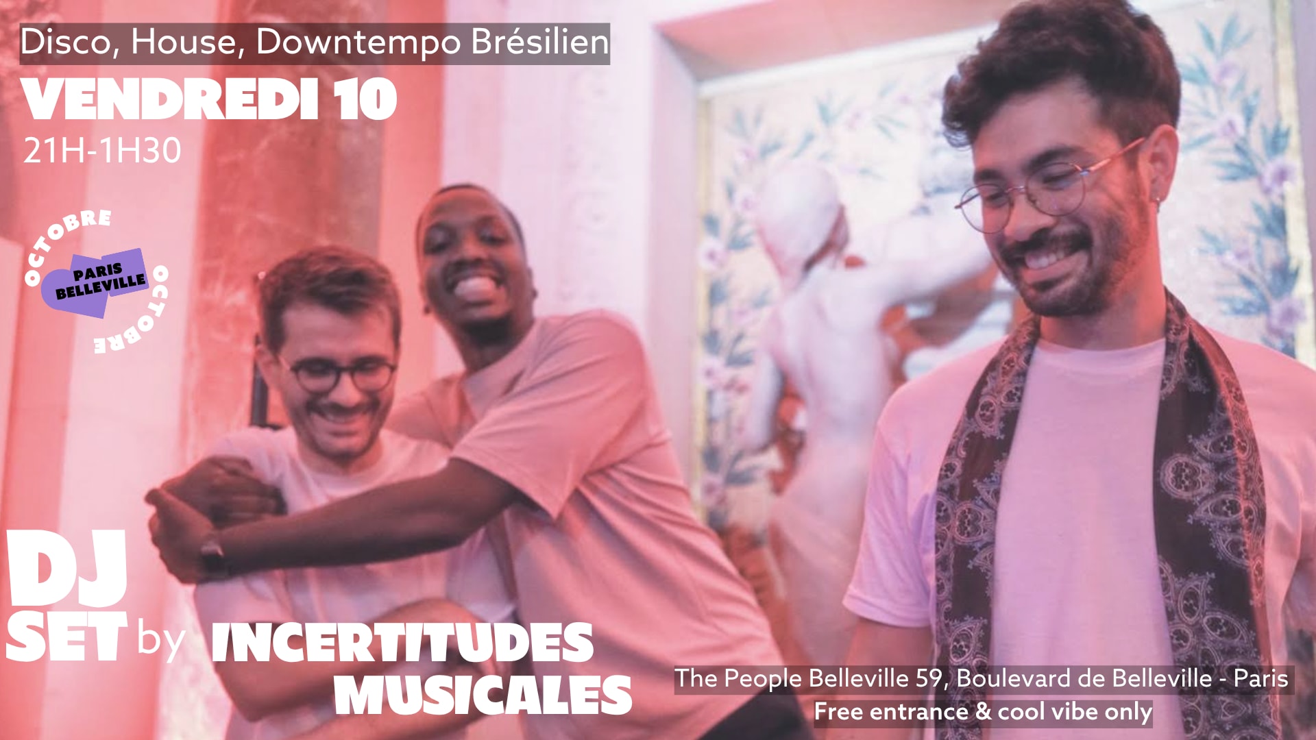 Incertitudes Musicales Take Over - Disco, Funk & House Cover