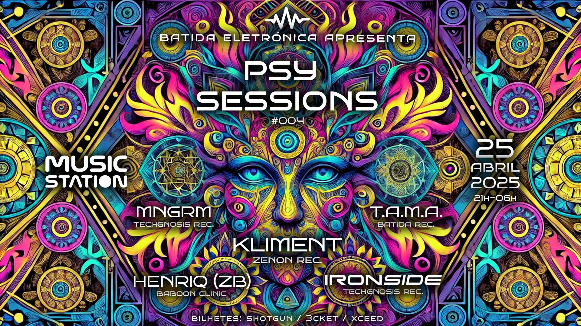 Batida Eletrónica - Psy Sessions #004 @ Music Station Cover