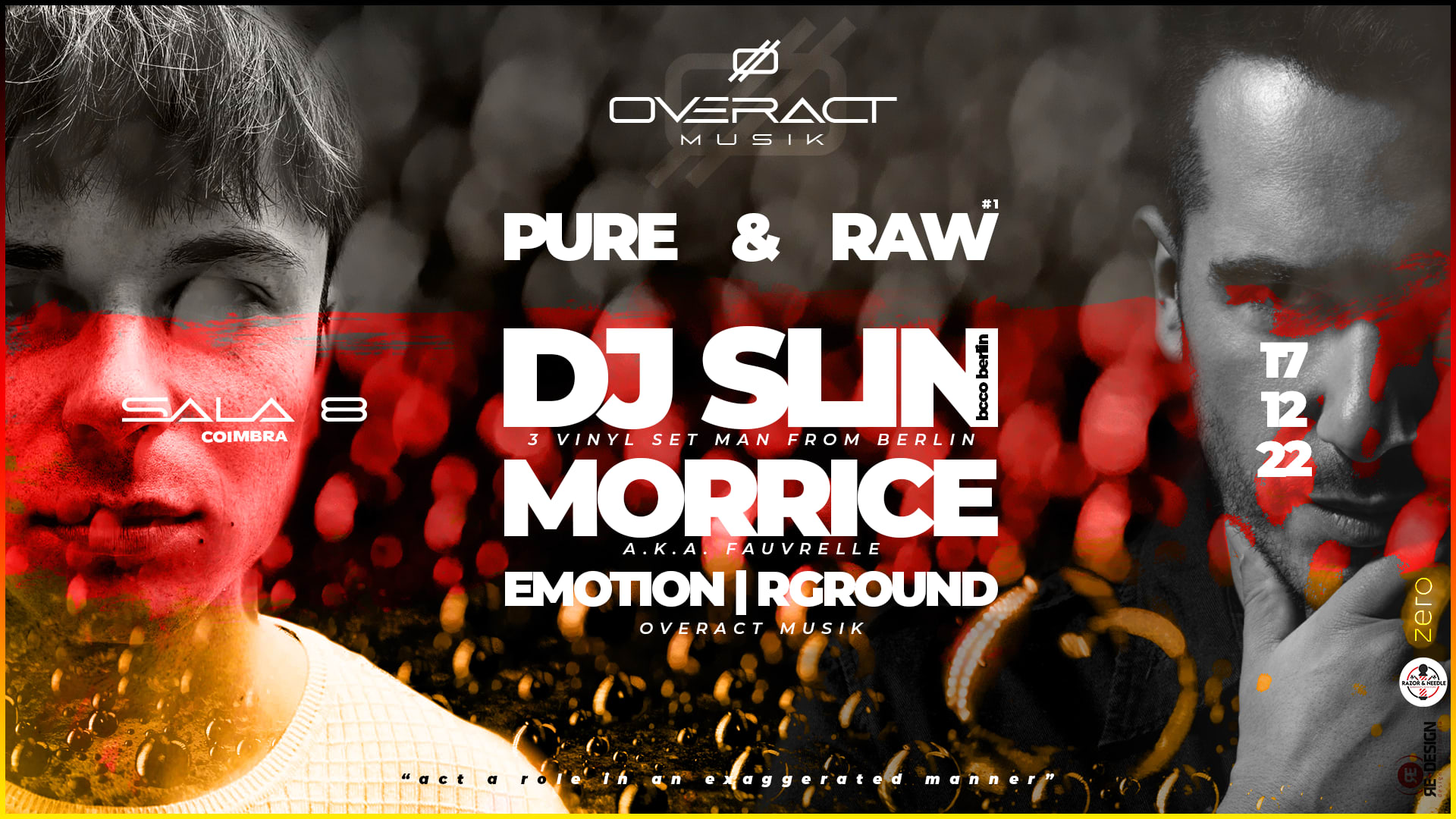 Overact Musik Pres. Pure & Raw #1 Cover
