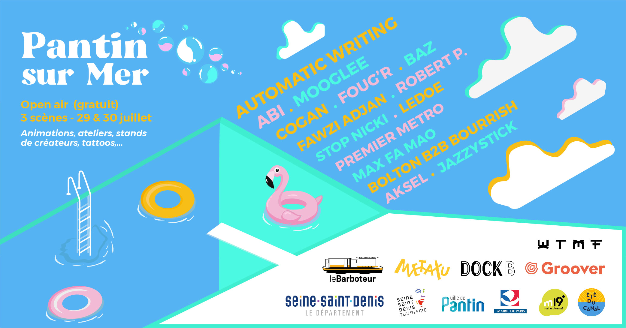 [Free] Pantin Sur Mer - Open Air (3 Scènes / 2 Jours) Cover