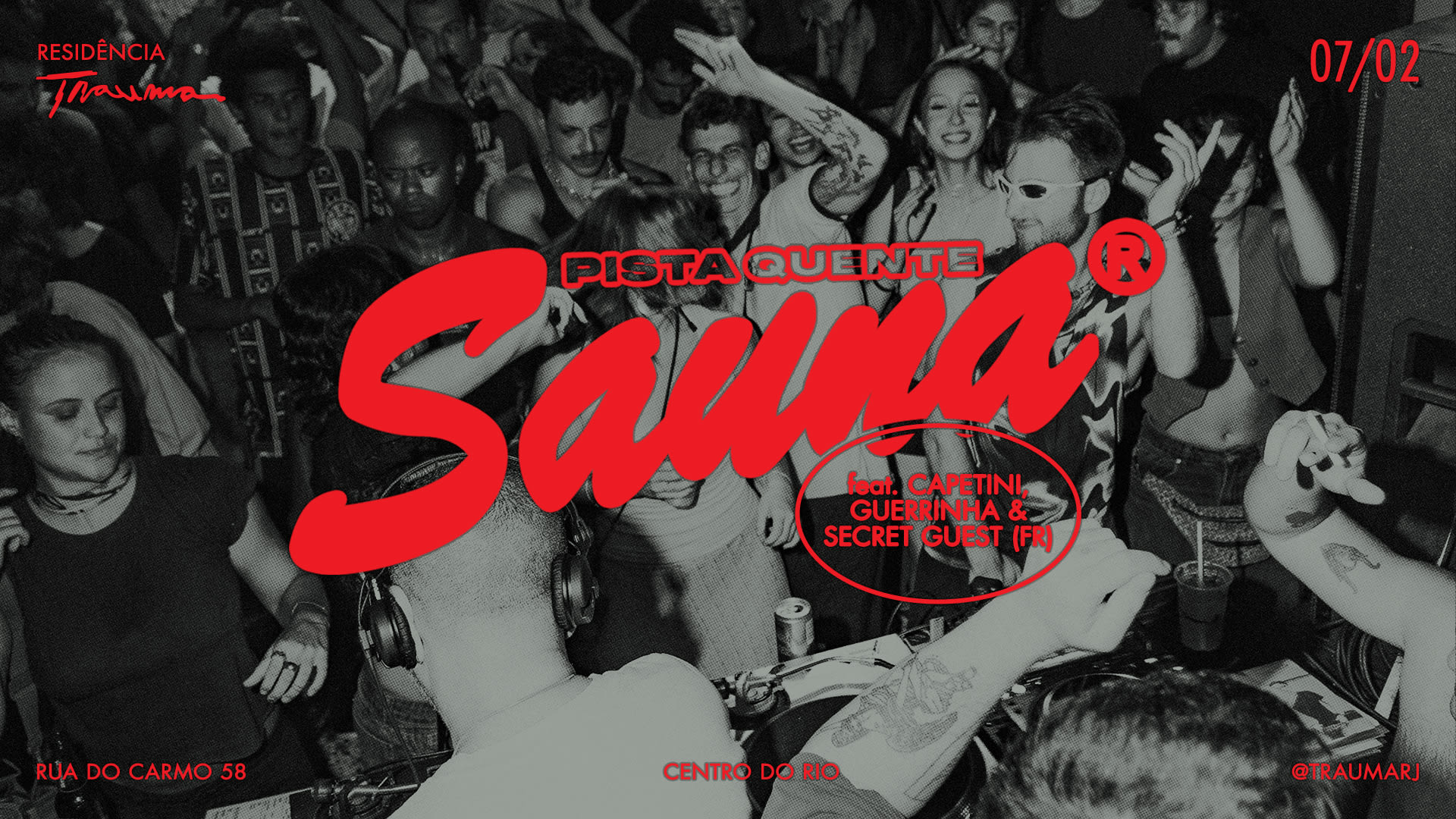 Sauna: Pista Quente, Capetini, Guerrinha E Secret Guest (Fr) Cover
