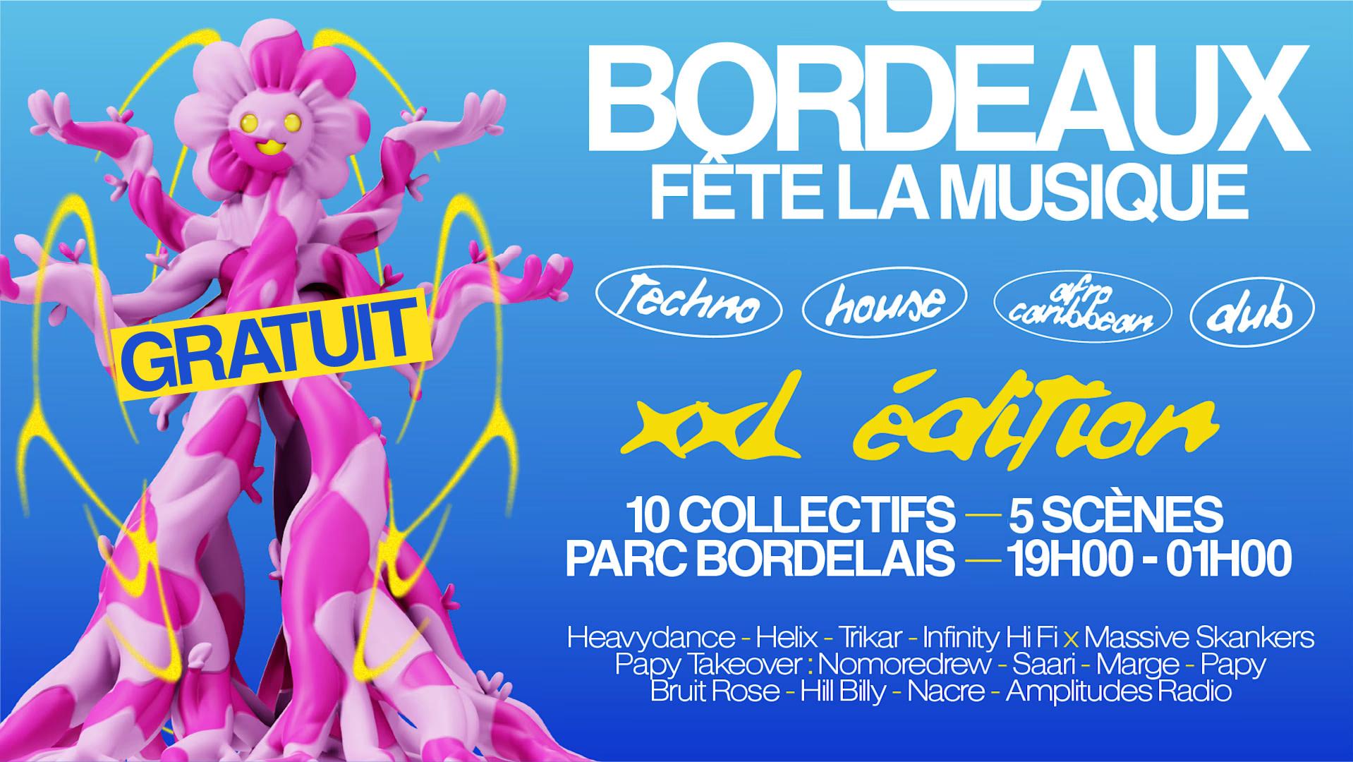 Bordeaux Fête La Musique • 5 Scènes Cover