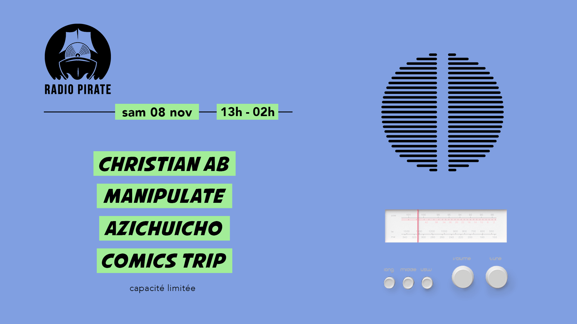 Radio Pirate : Comics Trip Frequencies Cover