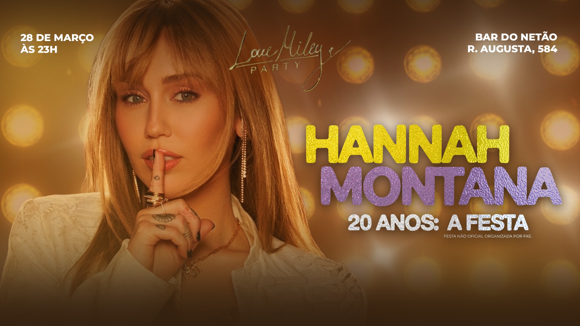Hannah Montana 20 Anos: A Festa Cover