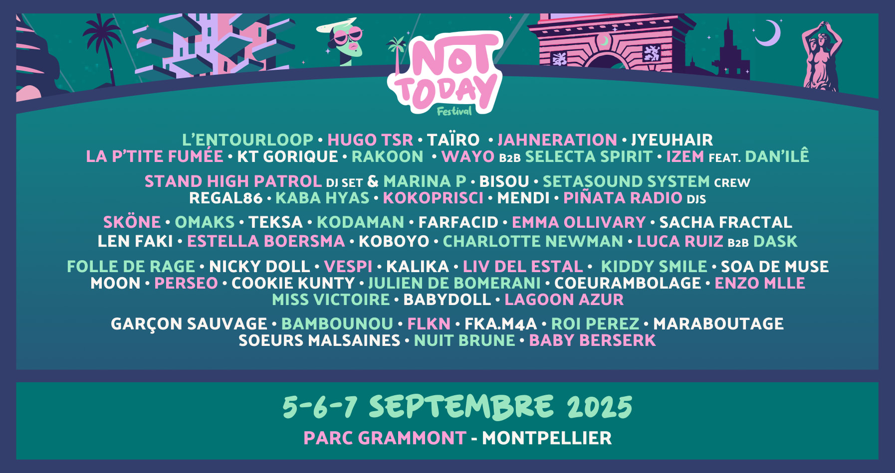 Not Today Festival 2025 Cover