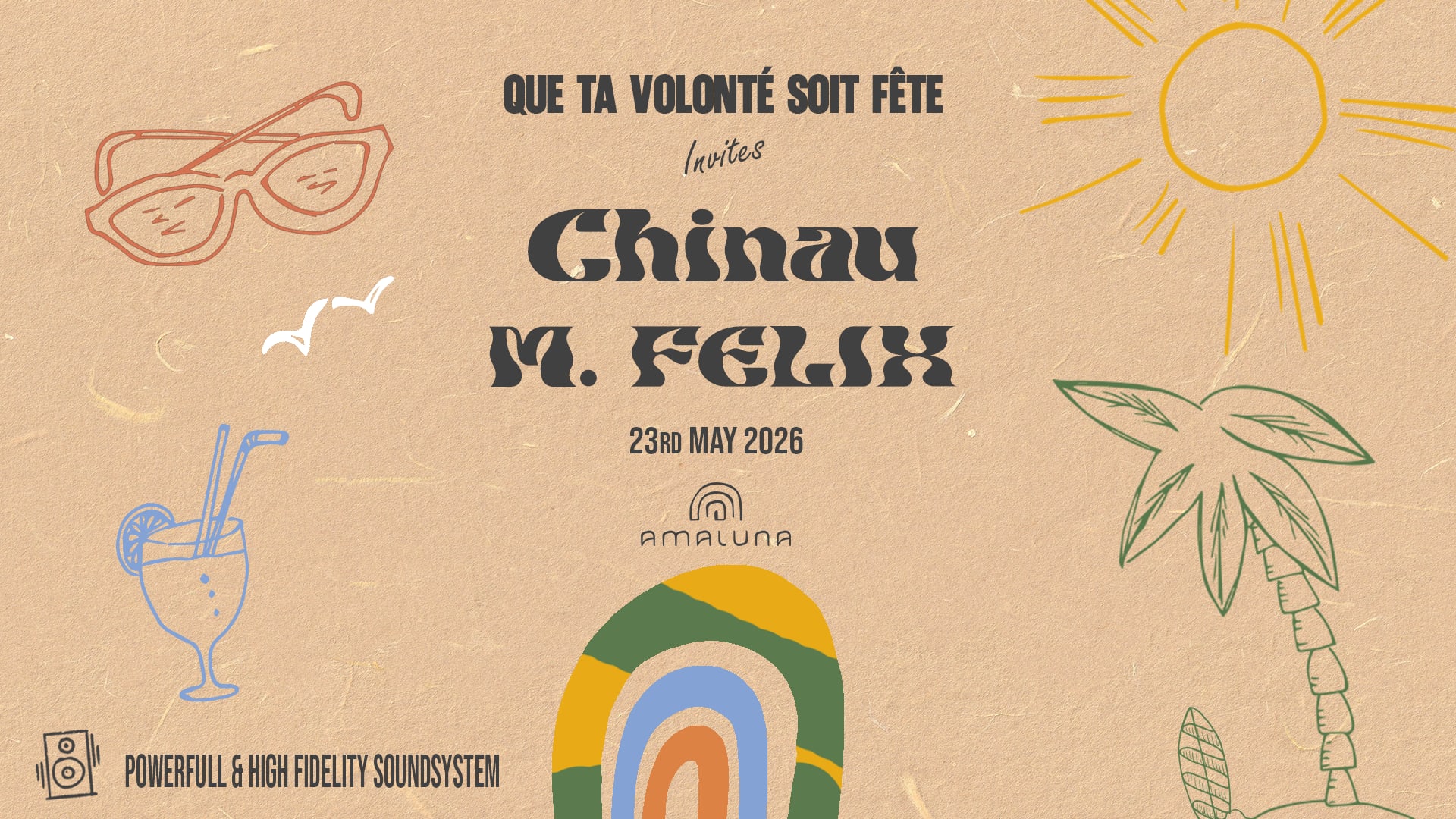 Que Ta Volonté Soit Fête Invite Chinau & M. Felix Cover