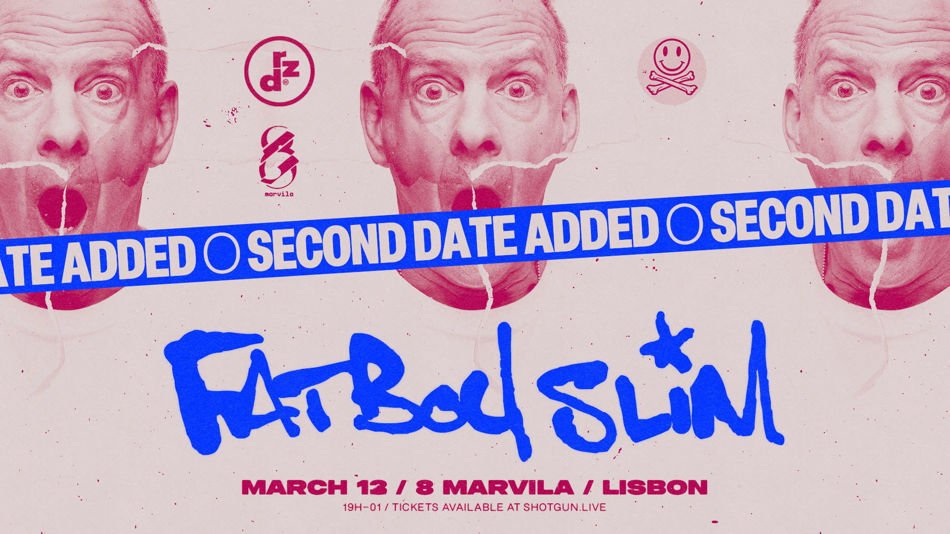 Fatboy Slim — Extra Date March 12 · 8 Marvila · Lisbon Cover